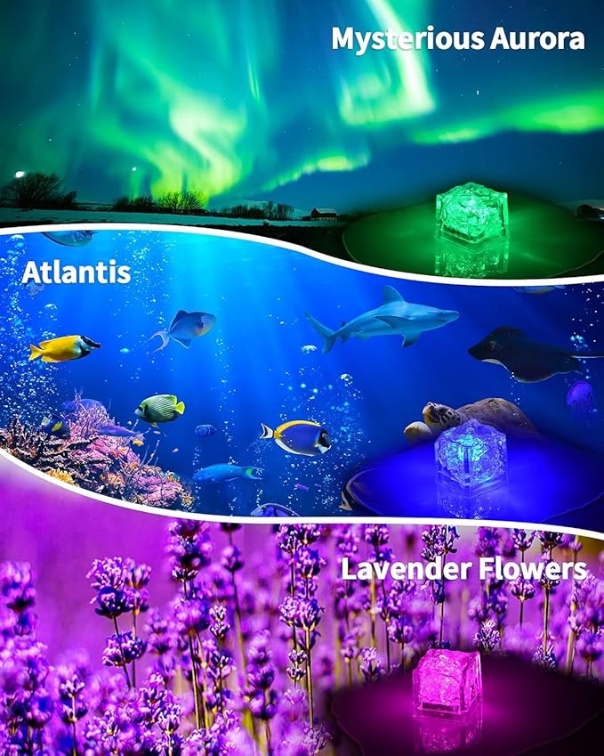 Light Up Bath Bombs with Surprise Inside, 4.23 oz XL Natural Gift Set 6 with Essential Oils, Magnesium Large Bath Bombs for Women Relaxing Spa Skin Moisturize Gifts for Women