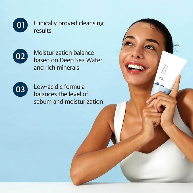 ROUND LAB 1025 Dokdo Cleanser 150ml+Birch Juice UVLock Sunscreen Set | Hydration toner, gentle exfoliation, soothing, UV Protection, Korean Sunscreen