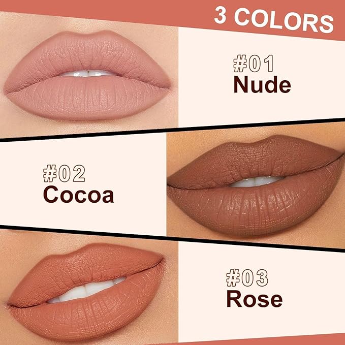 Lip Stain - Peel Off Lip Stain, Lip Liner Long-Lasting Moisturizing, Waterproof Nourishing Lip Tint with Matte Finish for Natural Lip Color for All Skin Tones (Nude)