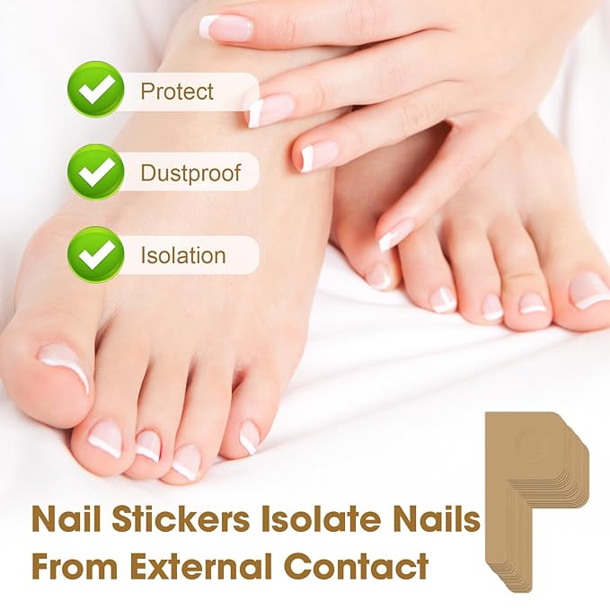 Fungal Nail Patches, Toenail Treatment Extra Strength Kit for Daily Care - Step 4 Nail Repair for Restores Damaged Nails and Appearance of Discolored