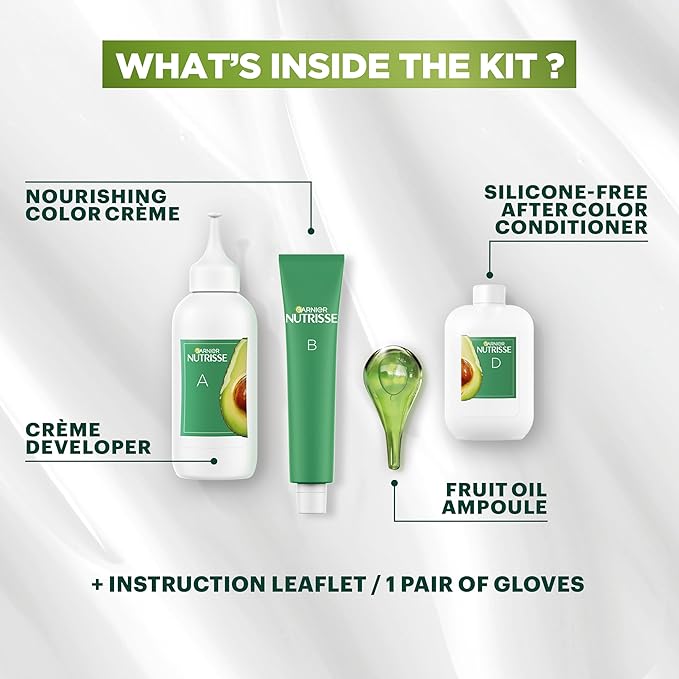 Garnier Hair Color Nutrisse Ultra Coverage Nourishing Creme, 400 Deep Dark Brown (Sweet Pecan) Permanent Hair Dye, 3 Count (Packaging May Vary)