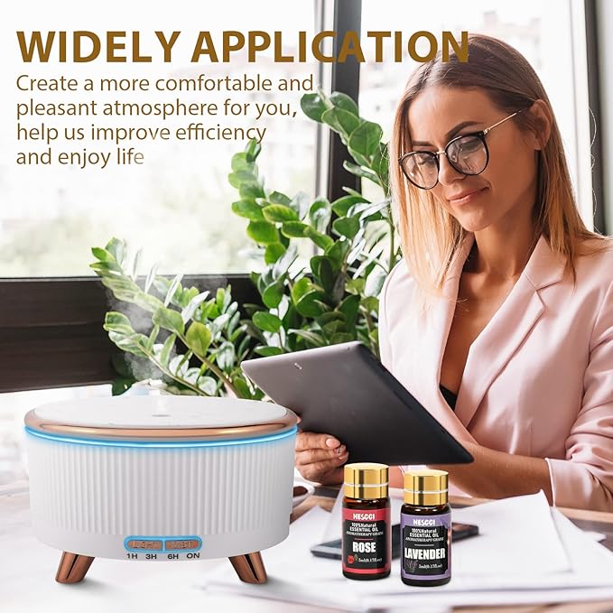 NESCCI Essential Oil Gift Set -Perfect for Diffuser,Humidifier,Candle Making, Halloween, Christmas(18 * 5ML)