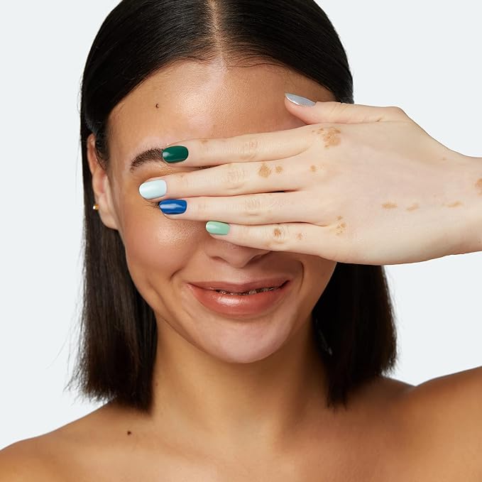 Nailtopia Bio-Sourced, Chip-Free Nail Lacquer - Fast Dry Nail Polish - Superfood-Infused - Natural Nail Polish - Oh Kale Yeah - 0.169 oz