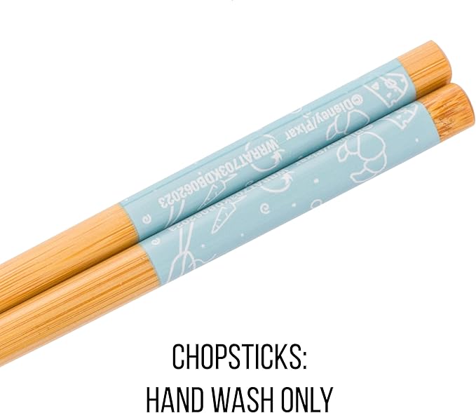 Silver Buffalo Disney Pixar Ratatouille Remy Icons Ceramic Ramen Noodle Rice Bowl with Chopsticks, Microwave Safe, 20 Ounces