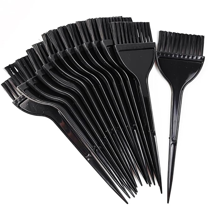 14PCS 2.5x8inch Hair Dye Brushes, Color Tint Applicator, Hair Coloring Dying Brush Kit for Solon Black