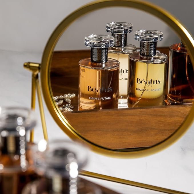 Beatus Paris Sylve Noire - Luxury Cologne for Men - Long-Lasting Fragrance with Notes of Bergamot, Green Apple, Sandalwood & Patchouli Scent - All Day Wear EDP Spray - Travel Size Perfume - 3.4 oz