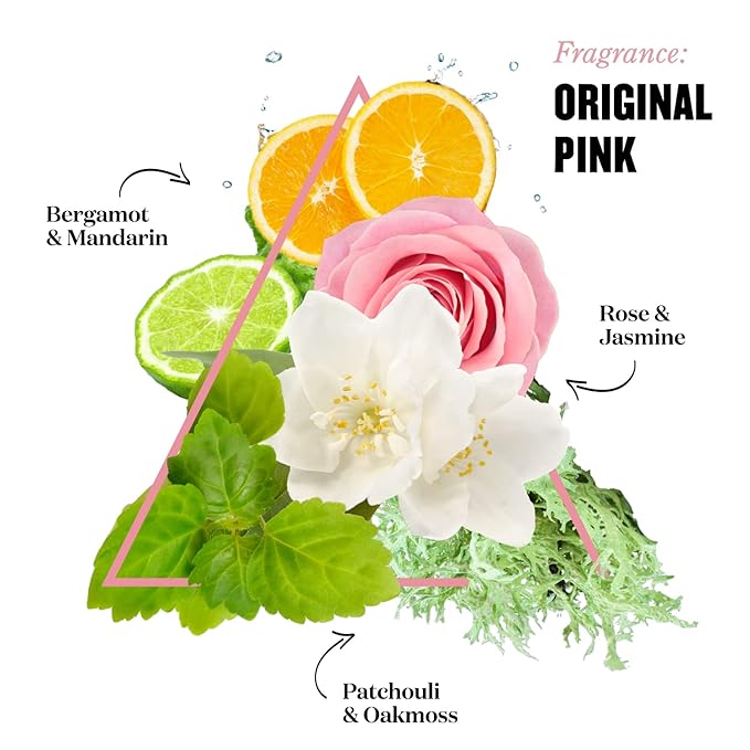 Soap & Glory Original Pink Moisturizing Body Lotion Pump - Lightweight Body Moisturizer for Dry Skin - With Shea Butter, Vitamin E & Aloe Vera for Soft, Hydrated Skin - Rose & Bergamot (16.9 fl oz)