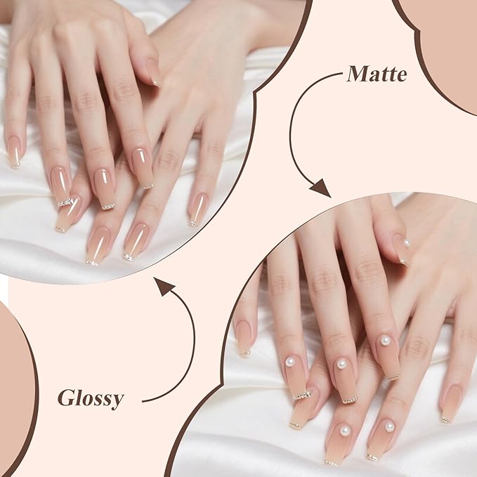 Artdone Gel Nail Polish Hema-free Solid Color Nude Color For All Seasons Neutral Soak Off LED Lamp Needed For Manicure Nail Art