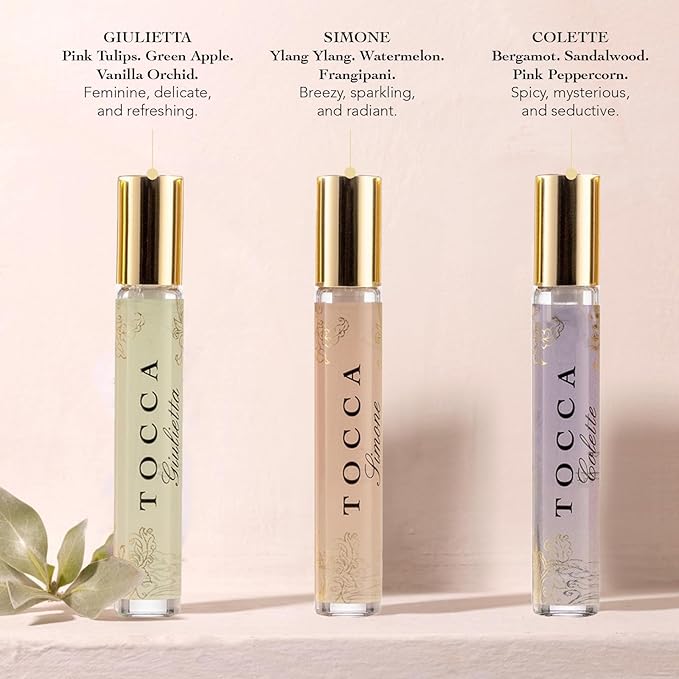 Tocca Luxury Fragrance Wardrobe - Set of 9 Travel Size Women's Perfumes in Giftable Tin Case ($101 Value), Includes Florence, Cleopatra, Stella, Giulietta, Simone, Colette, Liliana, Gia & Belle