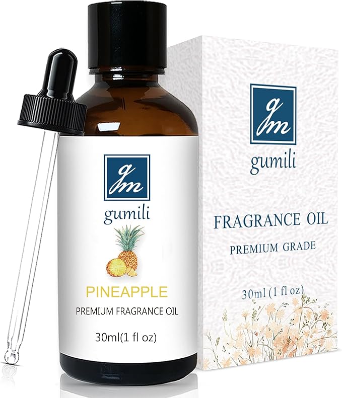 Pineapple Essential Oil, Home Fragrance Oil, Candle Scents for Soy Wax Candle Making, Soap, Dryer Balls, Diffusers, Laundry, Slime -1 oz /30ml