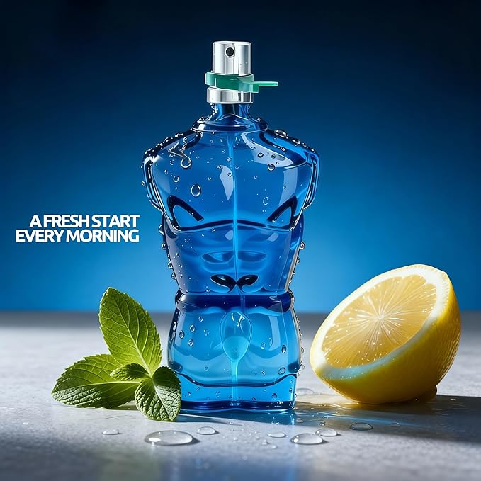 G FOR MEN Long-Lasting Cologne for Men | Fresh Citrus & Woody Scent | Eau de Toilette 100ml Spray | Day to Night Fragrance