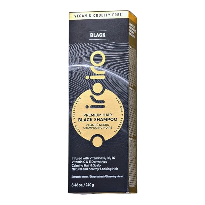 iroiro Premium Hair Black/Brown Shampoo (Black)