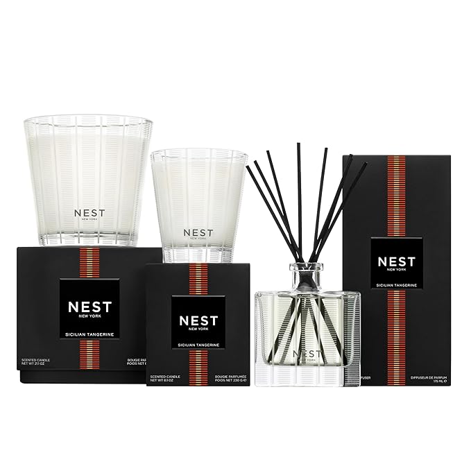 NEST New York Liquid Soap, Sicilian Tangerine - 10 fl oz - Cleanses & Nourishes Skin - Approx. 300 Pumps Per Bottle - Gluten Free & Cruelty Free