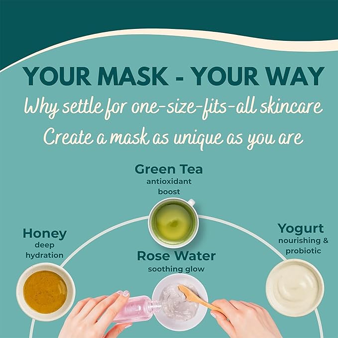 ProSeed Clay Powder Mask with Ashwagandha, Reishi, Kaolin & Bentonite – Natural Botanical Facial Cleanse with Oats & Aloe for Moisturizing & Hydrating Sensitive Skin – Skin Care Powder Facial Mask