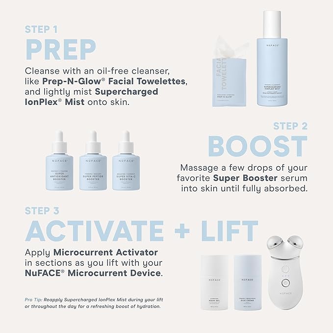 NuFACE Silk Creme Activator - Brightening & Firming Conductive Serum for Microcurrent - Powered by IonPlex, 8-Phyto Actives & Hyaluronic Acid to Enhance Microcurrent Facial Device Results (3.3 oz)