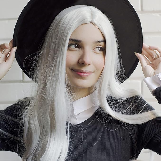 Christmas White Hair Spray Color, Hair Color Wax, 4.23 Ounces Natural Hair Wax Color, Washable Kids Women Temporary Hair Color Dye Clays Pomades for Parties, Cosplay, Role Playing, Halloween (White)