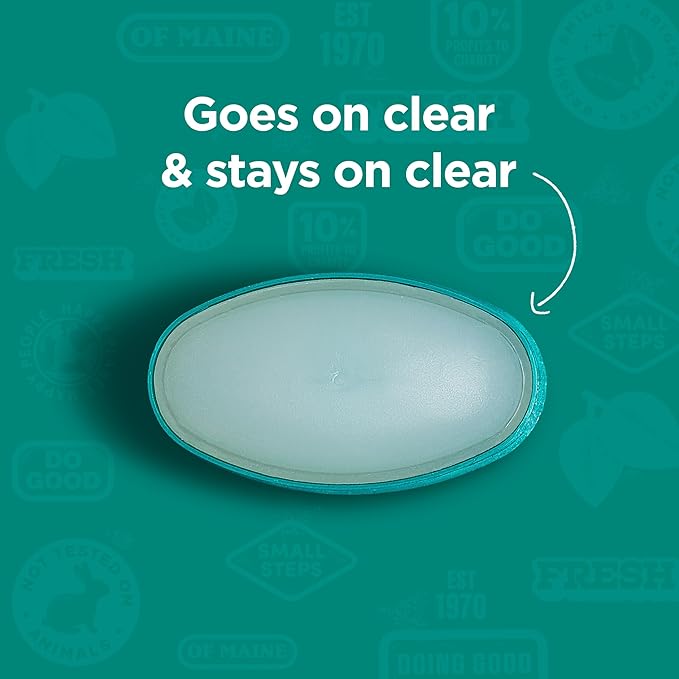 Tom’s of Maine Unscented Aluminum Free Natural Deodorant For Women & Men | Goes on Clear | Odor & Wetness Protection | Naturally Derived and Moisture-Locking Ingredients | 3.25 oz (2 Pack)