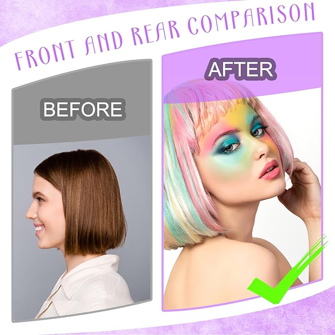 Jexine 2 Pcs Hair Coloring Highlighting Cap Reusable Silicone Highlight Cap with Holes and Hook for Hair Coloring, Frosting, Hairdressing & Highlighting, Salon Tools Kit (Purple)