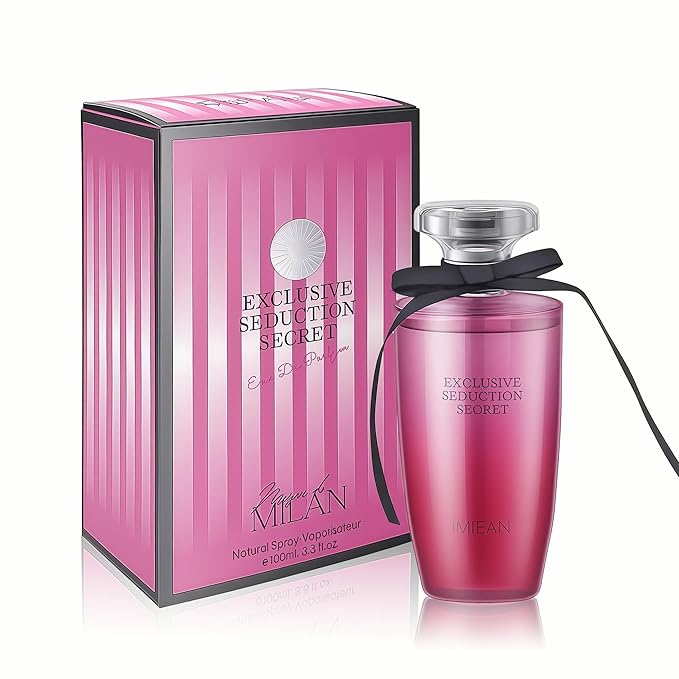 Elegant Floral Perfume for Women 100ml / 3.4 Oz Eau de Parfum - Long Lasting Purple Passion Fruit,Peony & Vanilla Orchid Scent for Day & Night(Exclusive Secret)