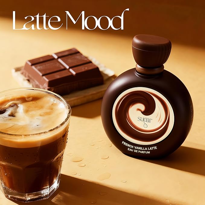 Arabian Inspired French Vanilla Latte Eau de Parfum for Women - 100ml Long-Lasting Original Cologne, Gourmand & White Floral Fragrances for Women