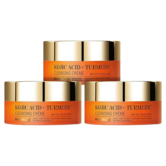 KOJIC ACID TURMERIC CLEANSING CREME| Balm to Oil Cleanser | Makeup Remover Cleansing Cream | No Eye Stinging | Helps Even Tone & Fade Hyperpigmentation w/Consistent Use 100ml / 3.38 Fl Oz