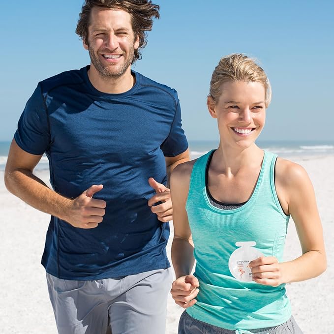 100 Pcs Sunscreen Bulk Mini Travel Size Sunscreen Packets SPF 46+ Summer Party Gifts for Women Girl