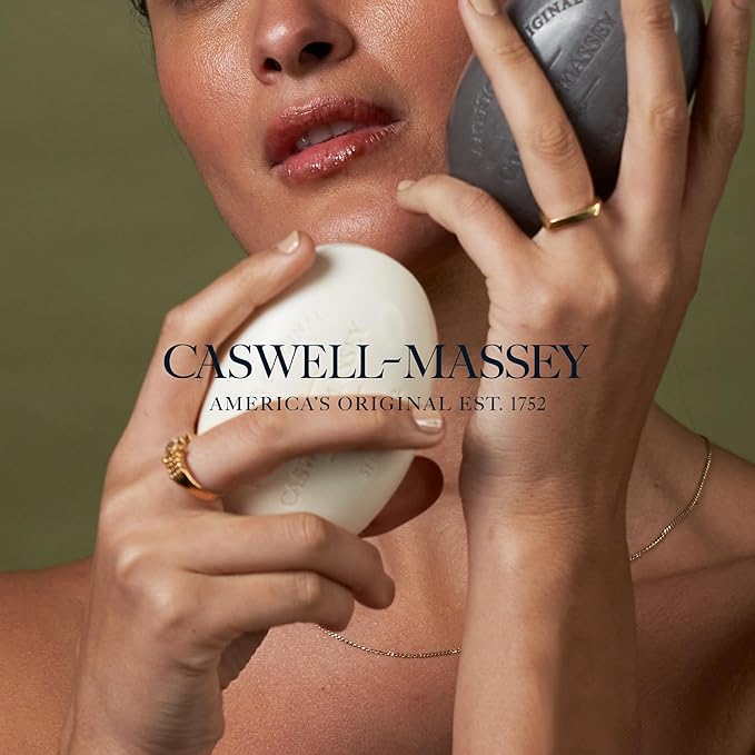 Caswell-Massey Natural Bar Soap Gift Set - Centuries Collection 4 Scent - Plant-Based Formula with Essential Oils - Made in USA - Moisturizing Triple-Milled Body Soap Bars for Men & Women, 12 x 5.8 oz