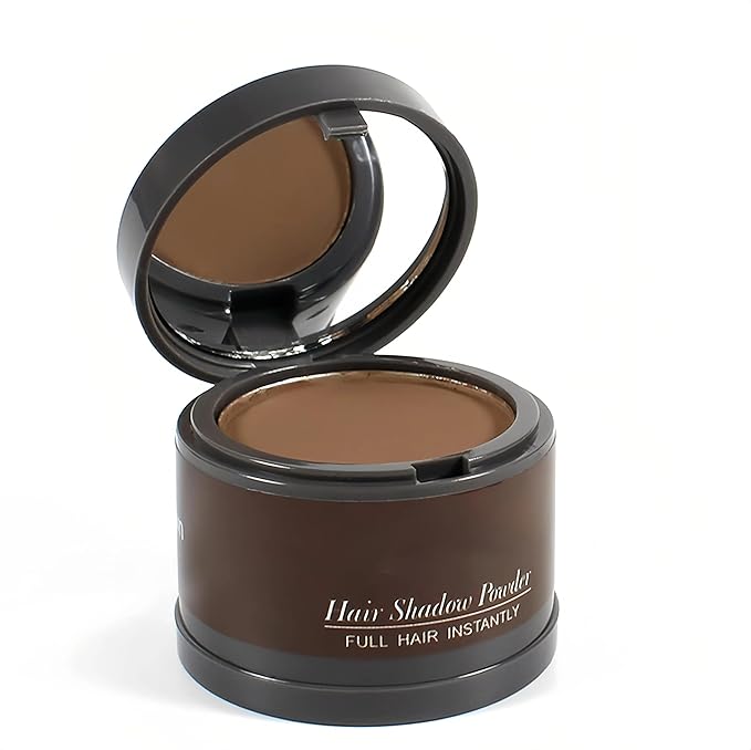 Brown Hair Root Dye Powder - Instantly Cover Gray Hair with Thin Hair Color Shadow 4g