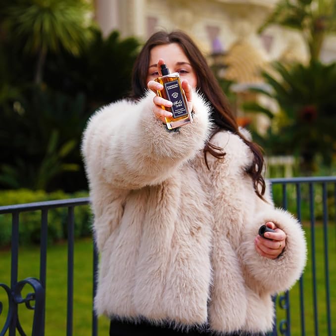 Black Amber Intense - Cologne for Men with Sun-Drenched Citrus, Cedar, and Amber Notes - Long Lasting Warm, Woody Scent - 3.3 oz