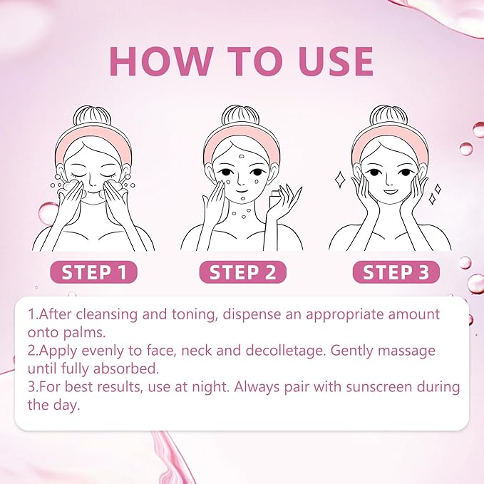 4-in-1 Deep Moisturizing Cream with Retinol & Ceramides - Anti-Aging Face, Neck & Chest Cream - Firming, Wrinkle Reduction for All Skin Types