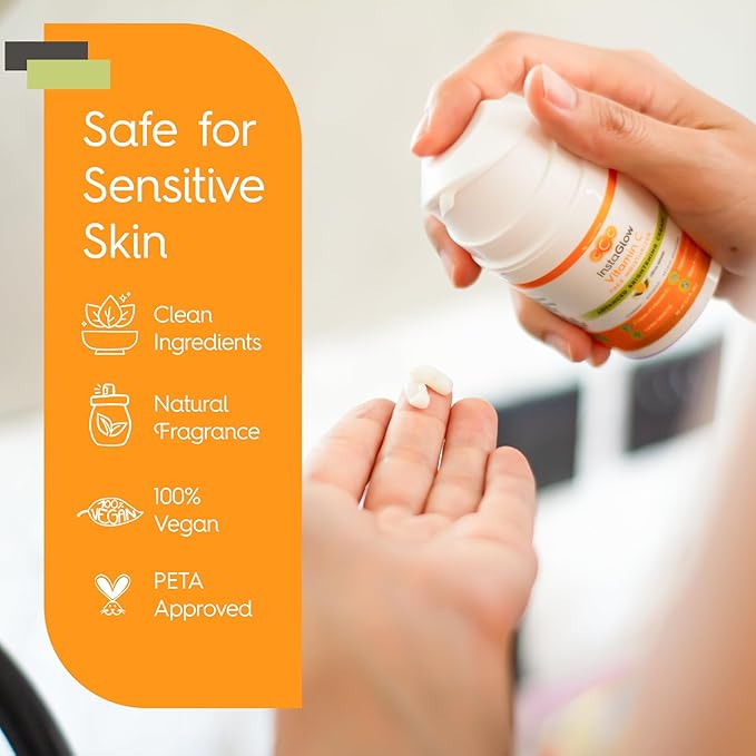 Tree To Tub Vitamin C Face Cream - Triple Action Vitamin C Moisturizer for Face, Face Moisturizer for Women, Day and Night Vitamin C Cream for Face