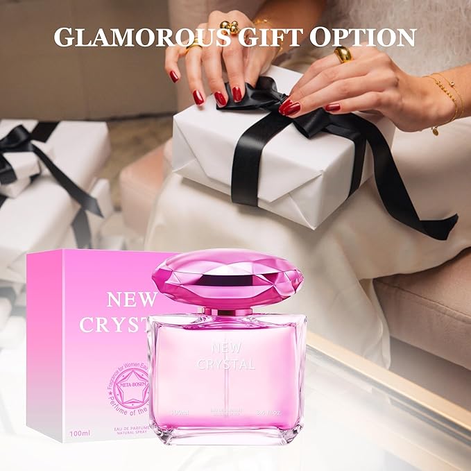 META-BOSEM Perfume for Women Set (100ml x 4PCS Variety Pack), NewCrys, LoveRoma, DaicyB, PariselixiR, Long Lasting Perfume for Women All Day Use