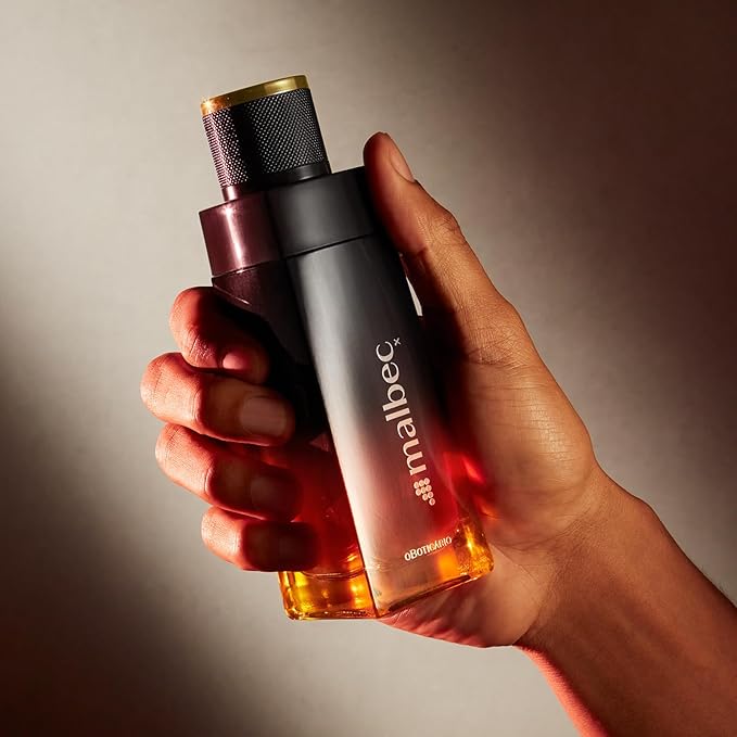 Malbec X Eau de Toilette By O Boticario, Cologne For Men, Long-Lasting Men's Fragrance, French Oak Barrel-Aged & Citrusy, Spicy Scent, 3.4 Ounce