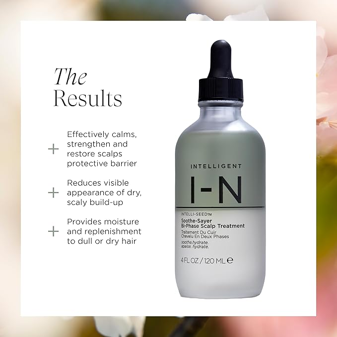 Soothe Sayer Bi-Phase Scalp Treatment – Flake Control & Redness Relief, 99% Natural, 67% Organic, Vegan, Clean Beauty – Nourishing Leave-In for Dry, Itchy, Irritated Scalps, 4 oz