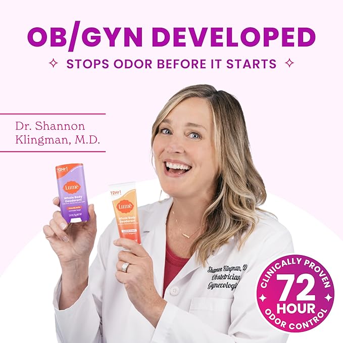 Lume Invisible Spray Deodorant For Women - Whole Body Deodorant Spray - 72 Hr Odor Control - Ozone Friendly, Natural Propellant - Aluminum & Baking Soda Free, Skin Loving - 3.6 ounce (Unscented)