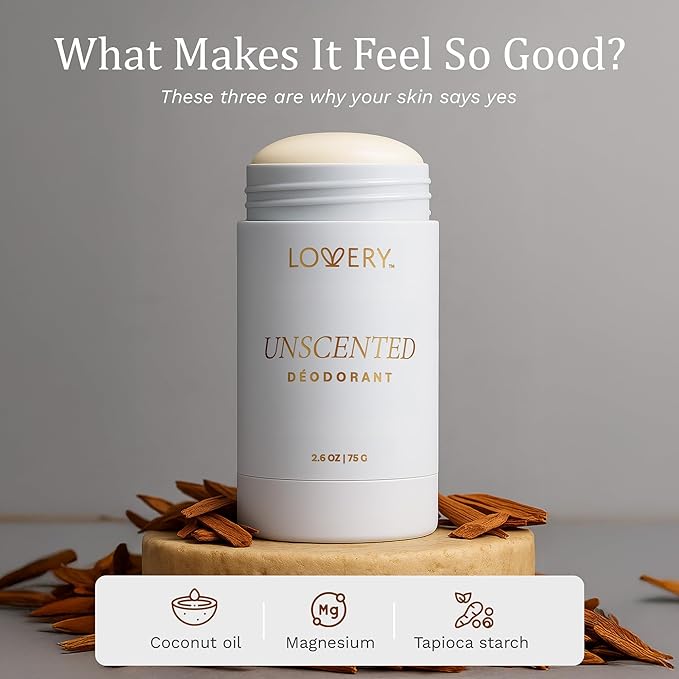 Unscented Woman Deodorant Aluminum-Free with 24-Hour Odor Protection – Gentle on Sensitive Skin – With Organic Coconut Oil & Shea Butter, Baking Soda Free, Fragrance-Free, Cruelty-Free, 2.65 oz