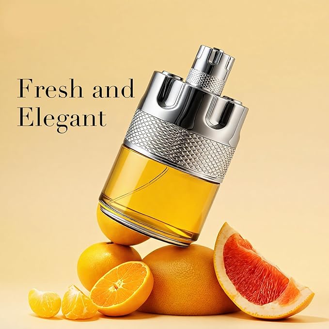 AZURA NOIR Long-Lasting Cologne for Men | Fresh Citrus & Woody Scent | Eau de Toilette 100ml Spray | Day to Night Fragrance1