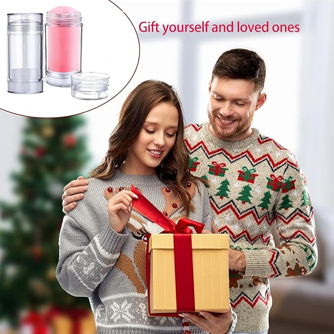 10 Pcs 30ml/1oz Empty Deodorant Containers Bottom Filling Stick Plastic Deodorant Container Twist up Refillable Deodorant Bottles Empty Lip Balm Tube for Homemade DIY Lipstick Crayon Chapstick