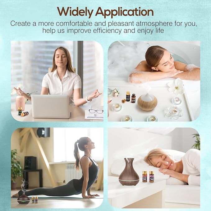 Essential Oils Set - Essential Oils - Perfect for Diffuser, Humidifier,Aromatherapy, Massage,Skin & Hair Care,30x5 ml