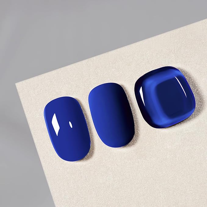 MAYCHAO 15ML Sapphire Blue Gel Nail Polish 1Pc Royal Bright Blue Nail Polish Soak Off UV LED Nail Gel Polish Nail Art Starter Manicure Salon DIY at Home, 0.5 OZ