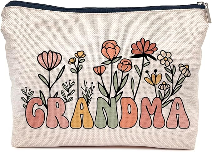 IWXYI Grandma Makeup Bags,Grandma Makeup Bags With Zipper Pouch Travel Toiletry Gifts For Women