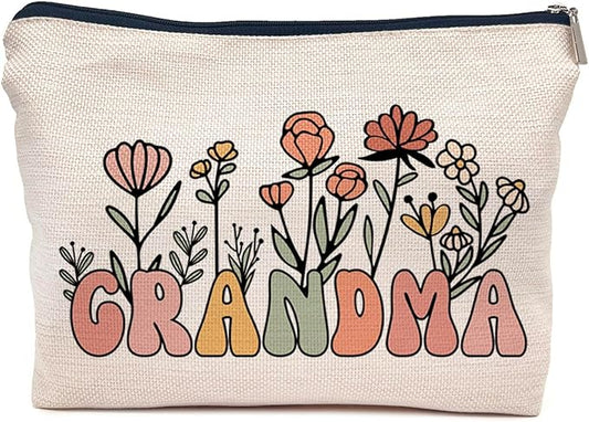 IWXYI Grandma Makeup Bags,Grandma Makeup Bags With Zipper Pouch Travel Toiletry Gifts For Women