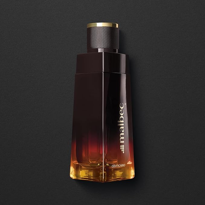 Malbec X Eau de Toilette By O Boticario, Cologne For Men, Long-Lasting Men's Fragrance, French Oak Barrel-Aged & Citrusy, Spicy Scent, 3.4 Ounce