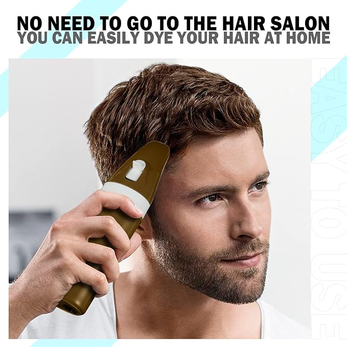 Brown Hair Dye,Hair Dye Shampoo for Women,Hair Color for Gray Hair Coverage Permanent,Comb Dyeing Champu Para CanasHair Dye 4 in 1 With Comb Herbal Natural Plant Hair Color Shampoo(Brown)