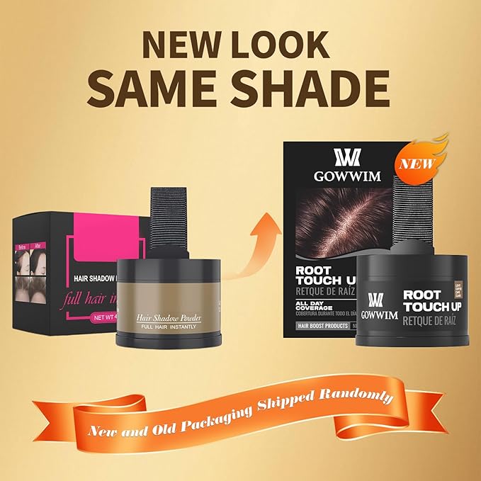 Hairline Powder (Light Cafe) - Hair Root Dye, Hair Color Shadow, Thin Hair Touch-Up Powder, 4g