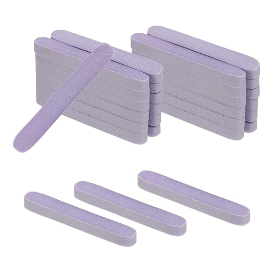 uxcell 120 Count Compressed Facial Sponges Round Face Cleansing Sponges Pads for Daily Skincare Routines at Home, Kitchen(Purple)