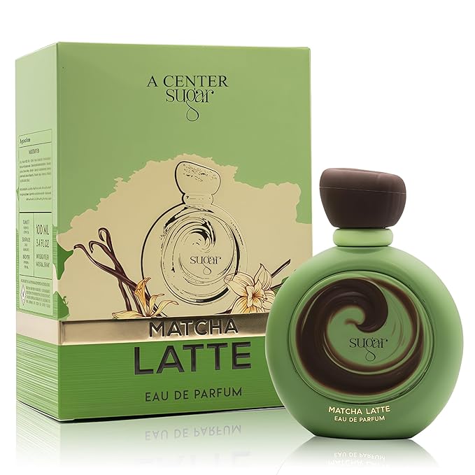Long-Lasting Matcha Latte Eau de Parfum for Women - 3.4 Fl Oz Original Cologne, Creamy Fragrances for Women with Peach & Sandalwood Scent