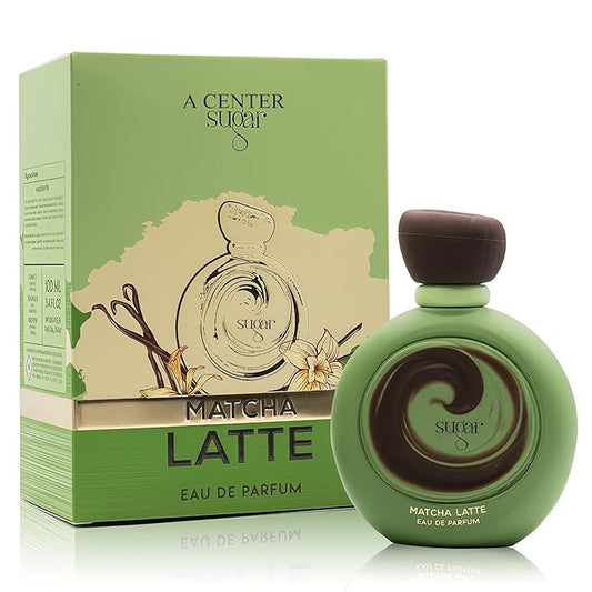 Long-Lasting Matcha Latte Eau de Parfum for Women - 3.4 Fl Oz Original Cologne, Creamy Fragrances for Women with Peach & Sandalwood Scent