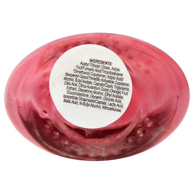 Nailtopia - Plant-Based Chip Free Nail Lacquer - Non Toxic, Bio-Sourced, Long-Lasting, Strengthening Polish - Rosey Cheeks (Rosey Rouge) - 0.41oz