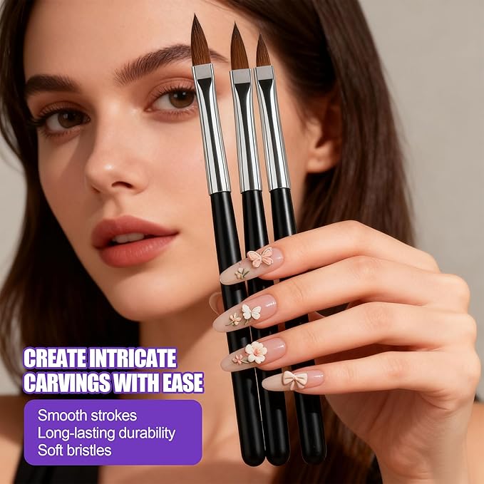 Artdone Nail Dotting Tools Art Brushes Kit With Nail Stand Gel Polish Liner Brushes Design Pen For Nail Drawing And Nail Paint Brushes Small Detail Brushes